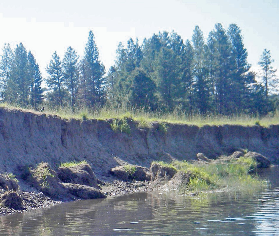 Sprague River bank erosion