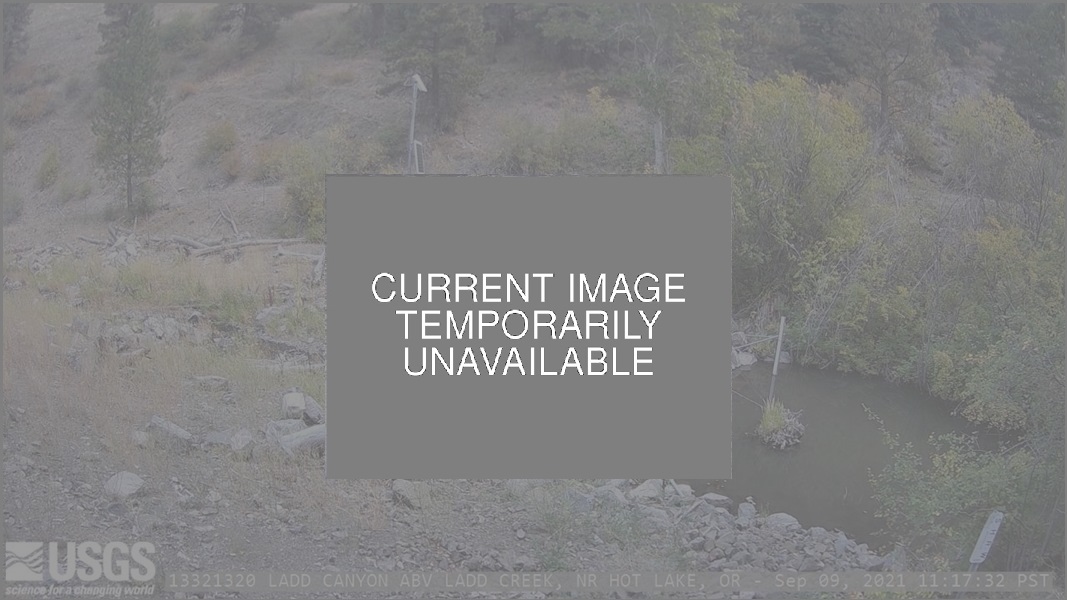 Recent Image of USGS 13321320 LADD CANYON ABV LADD CREEK, NR HOT LAKE, OR