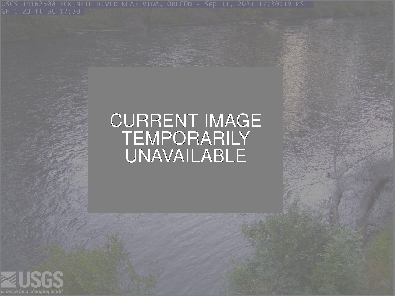 Recent Image of USGS 14162500 MCKENZIE RIVER NEAR VIDA, OR